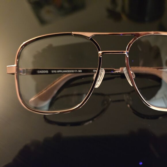 Caddis metamodernist scout gold aviator glasses - no rx - 0.00 lens power - Picture 8 of 9